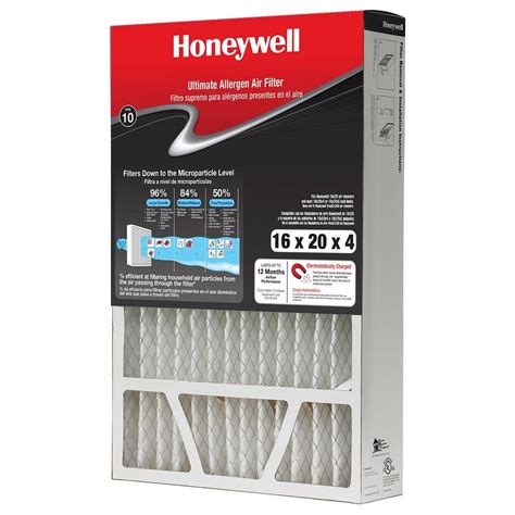 Best air conditioner filters reviewed. Honeywell 16 in. x 20 in. x 4 in. FPR 10 Air Cleaner ...
