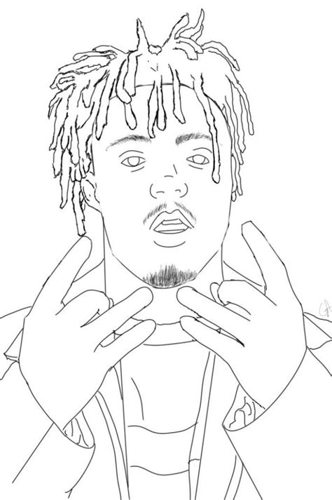 Juice Wrld Coloring Pages Free Coloring Pages