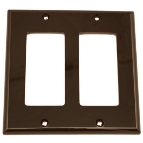 Maybe you would like to learn more about one of these? Leviton 2-Gang Decora Nylon Wall Plate, Brown-80409-N - The Home Depot