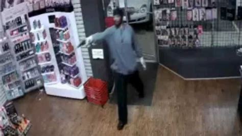 Man Caught On Camera Robbing Sw Okc Sex Toy Store At Gunpoint