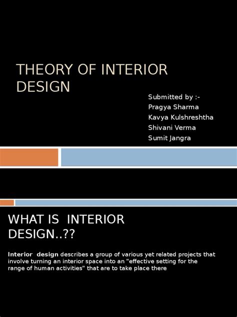 Theory Of Interior Design Pdf Interior Design Symmetry