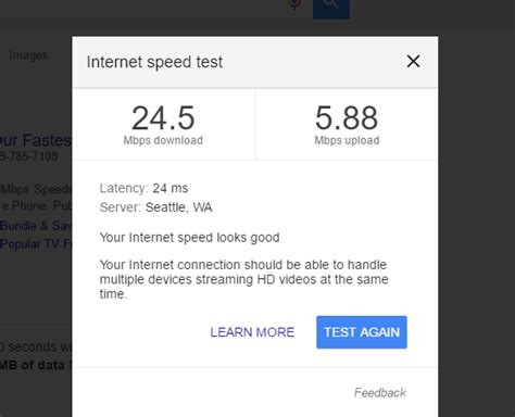 How To Use Speed Test Tool To Test Your Internet Speed Right From The