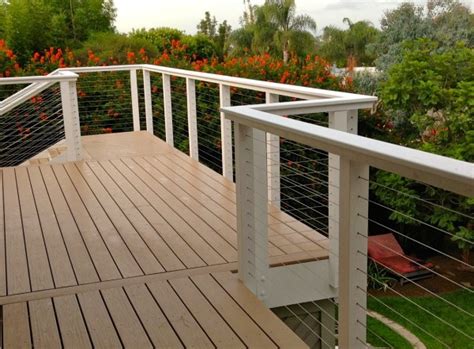 Deck Cable Railing Spacing Cable Railing Code Safety Deck Stair
