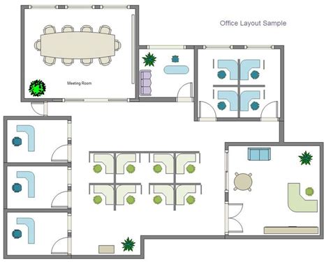 12 Amazing Effective Office Layout Office Floor Plan Floor Plan