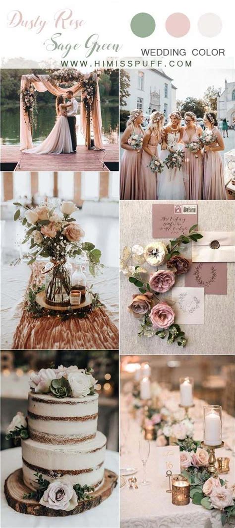 Maybe you would like to learn more about one of these? dusty rose and sage green wedding color ideas #wedding # ...