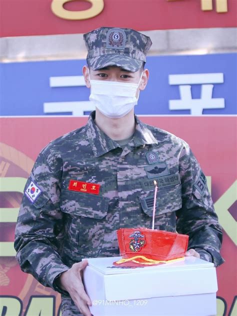 The Latest Update From Shinees Minho Proves The Marine Corps Made Him