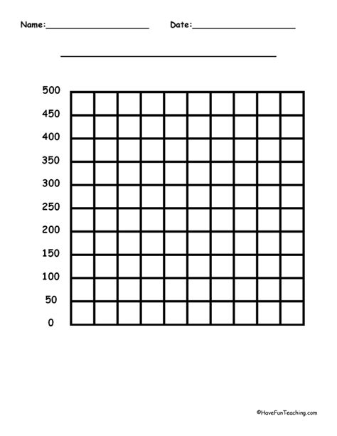 500 By 500 Blank Graph Paper Have Fun Teaching