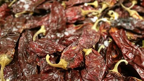Dried Chili Peppers Stock Image Image Of Stand Dried 47148641