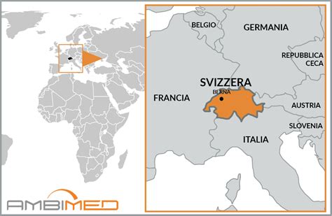 Cartina Geografica Svizzera Italiana