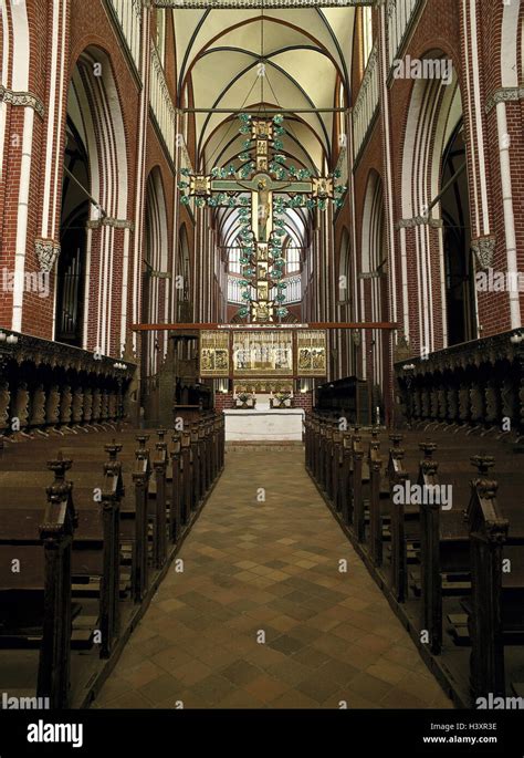 Germany Mecklenburg West Pomerania Bath Doberan Cathedral Chancel