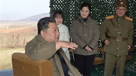 Kim Jong Uns Daughter Seen For First Time In Public At Ballistic Missile Launch World News