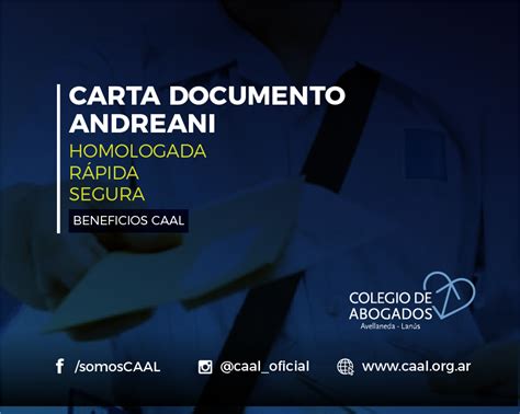 Beneficioscaal Carta Documento Online Andreani Caal Colegio De