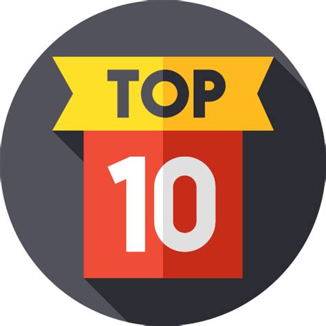 Top 10 Flat Circular Flat Icon