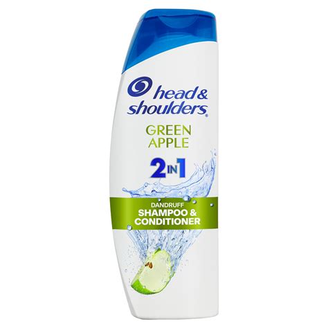 Head And Shoulders 2 In 1 Dandruff Shampoo And Conditioner Green Apple