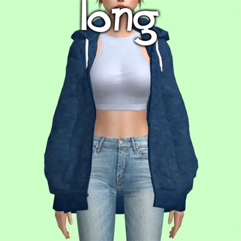 Tukete Acc Loose Fit Hoodie Recolors • Sims 4 Downloads