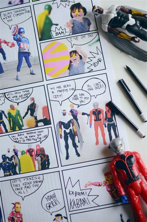 How To Write A Comic Book Series How To Make A Comic Book A Moms