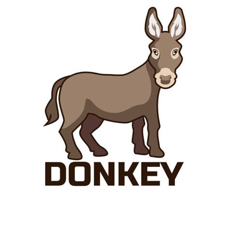 Donkey Logo Stock Vectors Istock