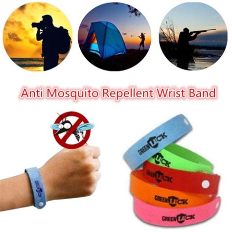 1pcs 10pcs Anti Mosquito Wristband Insect Bugs Repellent Bracelet Eco