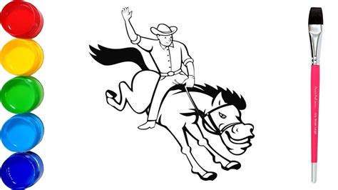 Easy Rodeo Drawings