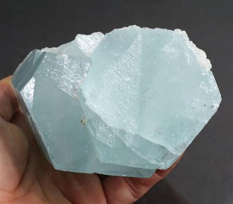 Huge Aquamarine Crystal Cluster Large Aquamarine Mineral Etsy