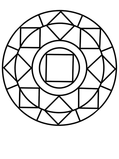 Mandalas Con Figuras Geometricas Para Imprimir Kulturaupice