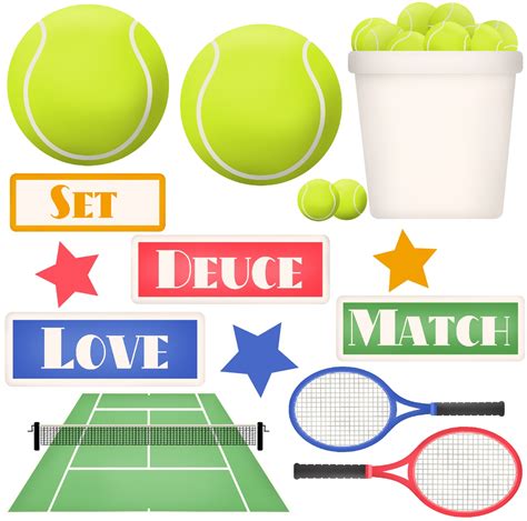 Tennis Half Sheet Misc Must Purchase 2 Half Sheets You Can Mix