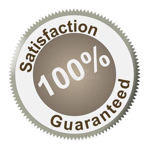 Satisfaction Guaranteed Banner Stock Illustrations 2281 Satisfaction