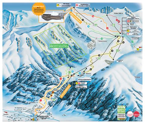 Large Piste Map Of Nebelhorn Kleinwalsertal Oberstdorf Ski Resort