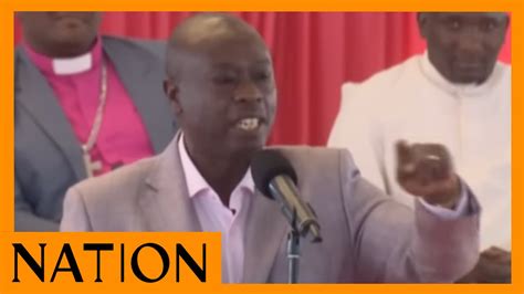 Gachaguas Speech During Thanksgiving Service In Nyandarua Youtube