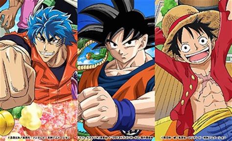 Unique and high quality guaranteed. Toriko, One Piece, Dragon Ball Z Get Crossover Anime ...