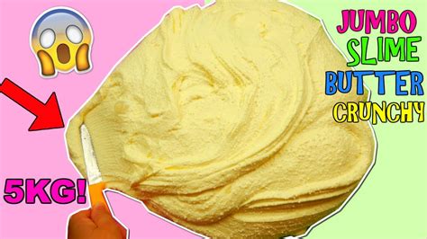 Jumbo Slime Butter Crunchy 5 Kg Di Slime Epico Iolanda Sweets Youtube