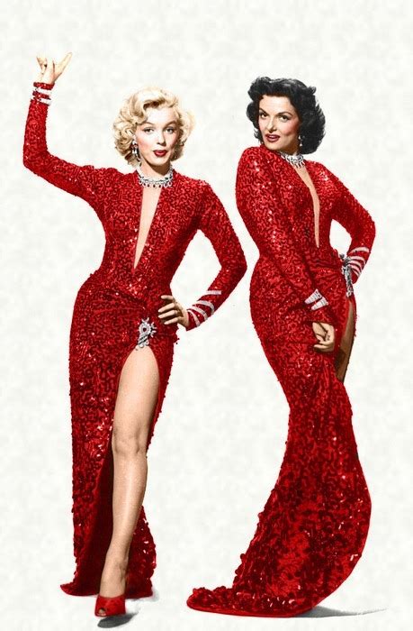 The Nifty Fifties — Marilyn Monroe And Jane Russell In ‘gentlemen