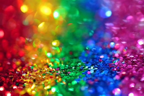 100 Rainbow Glitter Backgrounds