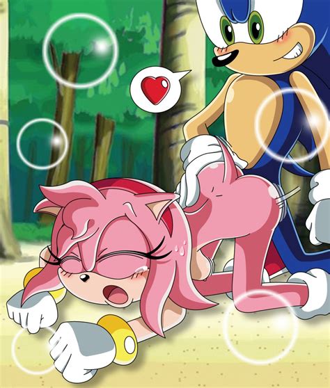 Rule 34 Amy Rose Ass Beige Skin Breasts Bubble Color Exposed Breasts