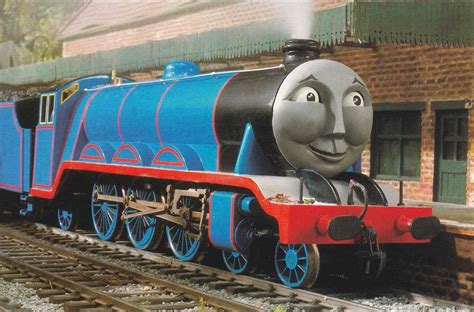 (the scene opens up with a car pulling up to the engine sheds. Gordon Goes Foreign | Thomas the Tank Engine Wikia ...