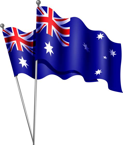 Australian Flag Waving Png By Kaye Menner Photograph By Kaye Menner