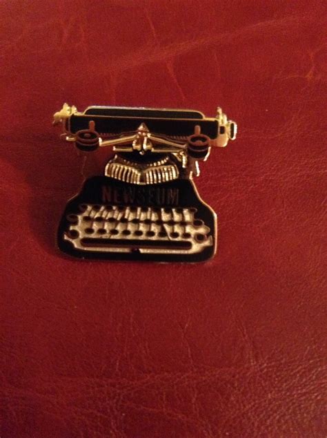 Typewriter From The Newseum Typewriter Pin Collection Lapel Pins