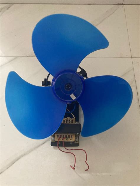 Blue Electricity 220 Volts Ac12 Volts Dc Fan 1500 Rpm Size 10 Inch Diameter At Rs 2200piece