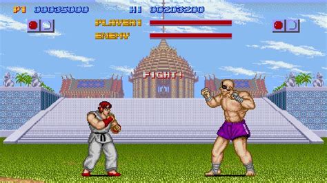 Street Fighter 1 1987 Final Boss Sagat And Ending Youtube