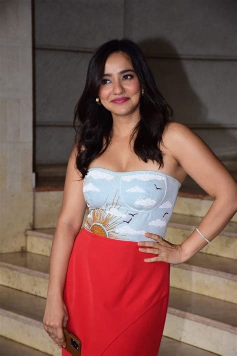 Neha Sharma Is Nothing Less Than A Masterpiece In A Patterned Corset Top And Red Wrap Skirt