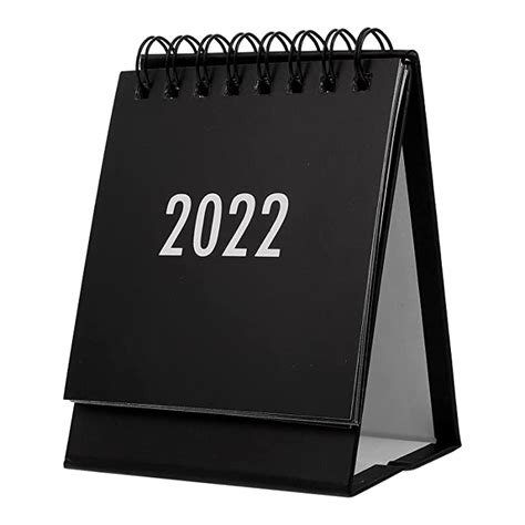 Buy Nuobesty 2022 Desk Calendar Desktop Standing Flip Up Monthly