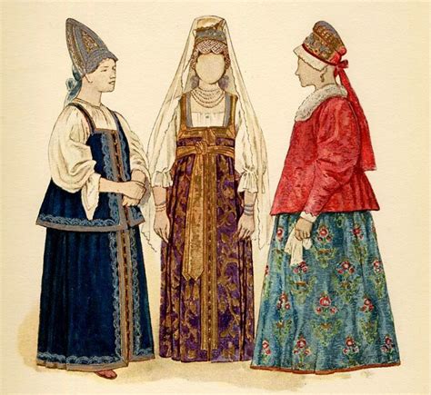 The Russian Fashion ~ A Brief History Of The Sarafan ~ Woman S Dress ~ Traditional Russian