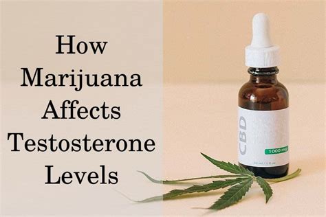 How Do Cbd And Thc Affect Testosterone Levels Hfs Clinic Hgh And Trt