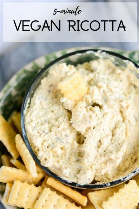 Thanks to the lactic acid bacteria, even fresh cheese is very low in lactose, and once a cheese has been aged for more than a few months, the lactose will have virtually disappeared. 5-Minute Vegan Ricotta Cheese | Dairy-Free Nut-Free ...