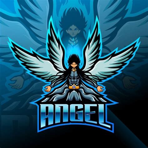 Premium Vector Guardian Angel Esport Mascot Logo Design Logo Design Art Game Logo Design