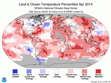 April World Temperatures Tied For The Highest On Record Business Insider