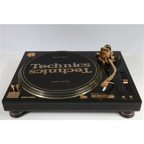 Technics Sl 1200 Mk2 Turntable Gold Sign Limited Edition Turntable