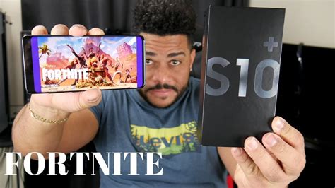 Así Es Fortnite En El Samsung Galaxy S10 Youtube