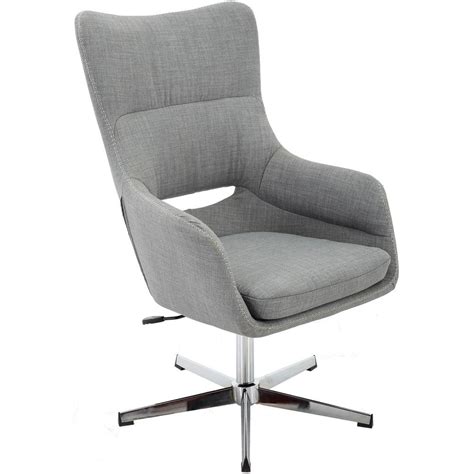 Plus, you can adjust the height of this desk chair to best fit your desk. Simple New Yorker: Swivel Office Chair Without Wheels