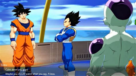 Dragon Ball Fighterz Story Mode Goku Frieza And Cell Team Up Wow